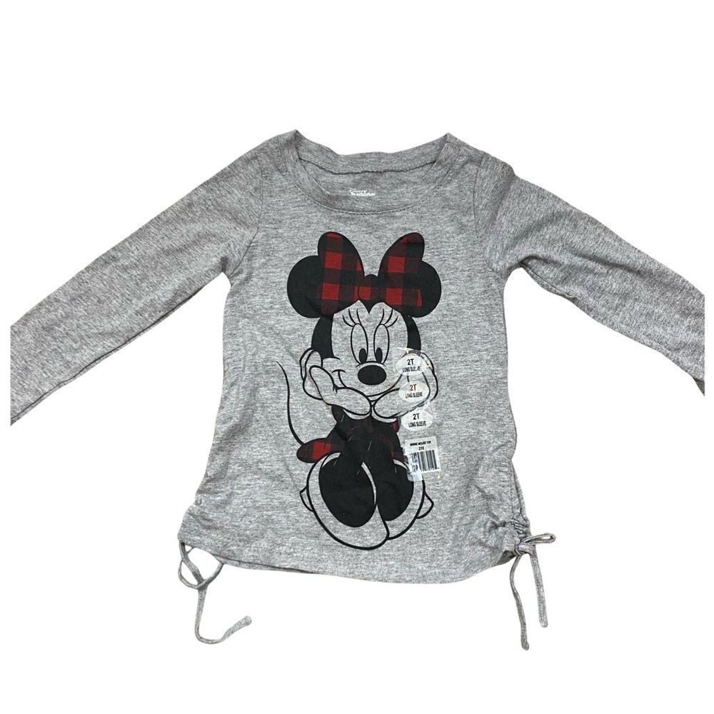 New with Tags Disney Junior Mini Mouse Ling Sleeved T-Shirt Size 2T